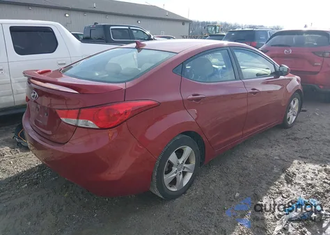 2012 Hyundai Elantra Gls (Ulsan Plant) из США, поврежденный, VIN KMHDH4AE4CU266142